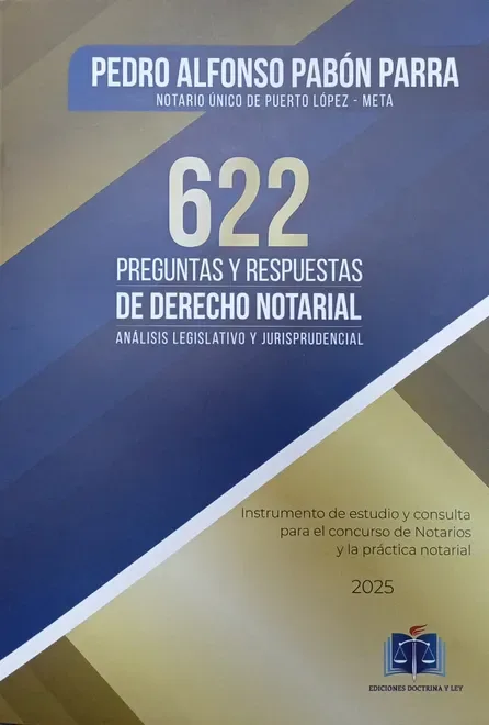 Libro 622 Preguntas y Respuestas de Derecho Notarial - Edición Oficial 2025 Doctrina y Ley