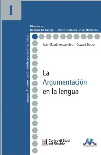 Libro Anscombre. Largumentación en la lengua - Edición Oficial 2026 Ediciones Nueva Jurídica / Ibáñez