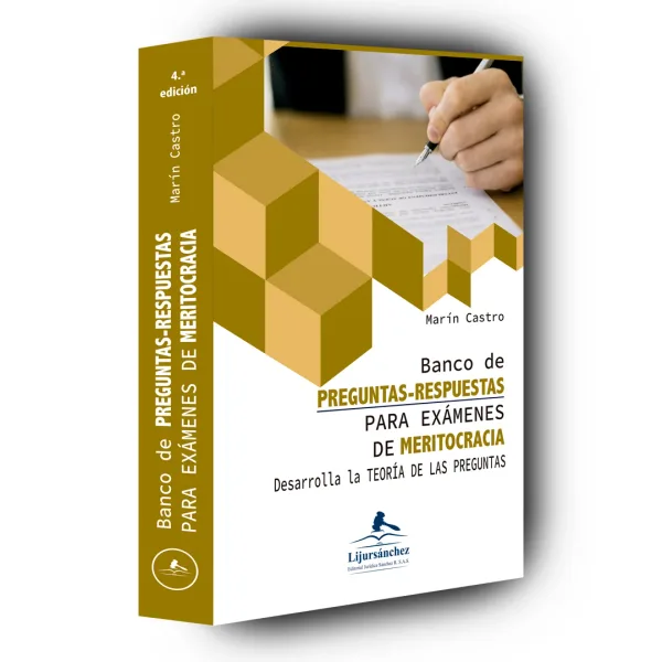 Libro Banco de Preguntas para Exámenes de Mérito (4ª Ed. 2024) / Fermín Castro Marín, Ospina Rojas - Edición Oficial 2024 Librería Jurídica Sánchez R S.A.S.