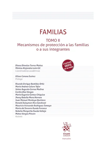 Libro Bastidas.Familias Tomo II Mecanismos de protección a las familias o a sus integrantes - Edición Oficial 2026 Tirant lo Blanch