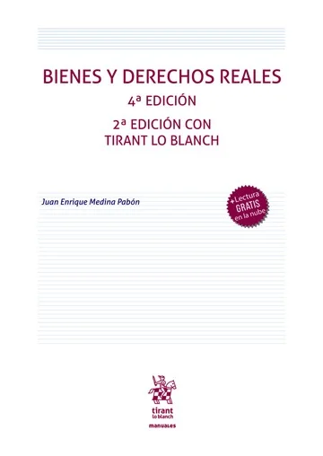Libro Bienes y derechos reales 4 edición- 2 edición Tirant lo Blanch - Edición Oficial 2024 Tirant lo Blanch