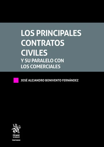 Libro Bonoviento.Los principales contratos civiles y su paralelo con los comerciales - Edición Oficial 2024 Tirant lo Blanch