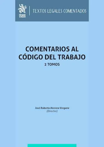 Libro Carrion.Comentarios al código del trabajo 2 Tomos - Edición Oficial 2026 Tirant lo Blanch