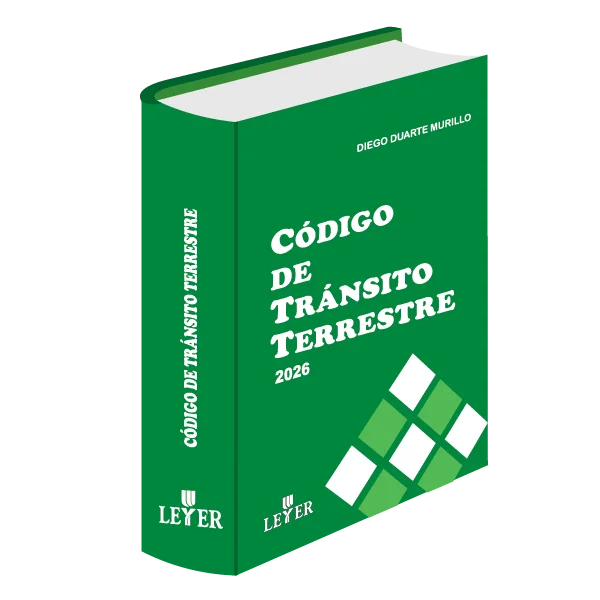 Libro Código de Tránsito Terrestre Básico / Diego Duarte Murillo - Leyer - Edición Oficial 2026 Leyer