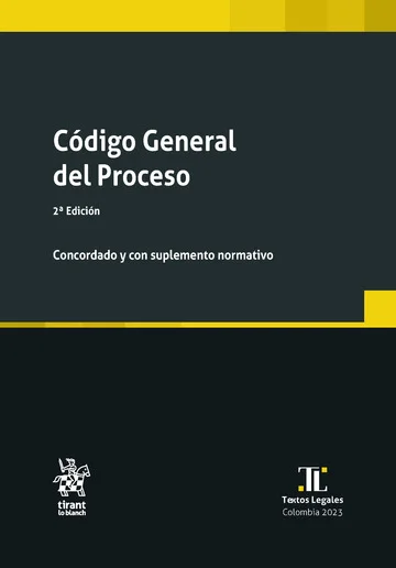 Libro Código general del proceso 3 edición - Edición Oficial 2024 Tirant lo Blanch