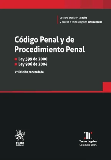 Libro Código Penal y de Procedimiento Penal 7ª Edición concordada - Edición Oficial 2025 Tirant lo Blanch