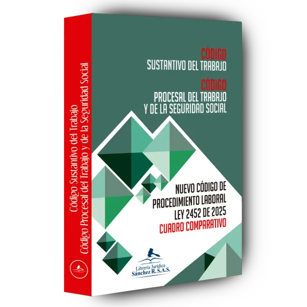 Libro CÓDIGO SUSTANTIVO DEL TRABAJO Y CÓDIGO PROCESAL DEL TRABAJO Y DE LA SEGURIDAD SOCIAL. BOLSILLO - Edición Oficial 2020 Librería Jurídica Sánchez R S.A.S.