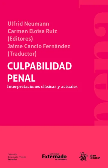 Libro Culpabilidad penal, interpretaciones clásicas y actuales - Edición Oficial 2025 Tirant lo Blanch