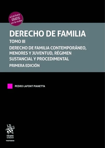 Libro Derecho de Familia. Tomo III - Edición Oficial 2025 Tirant lo Blanch