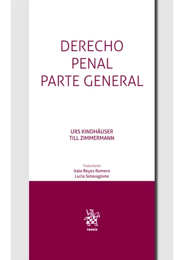 Libro Derecho Penal parte general - Edición Oficial 2024 Tirant lo Blanch