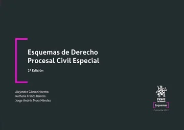 Libro Esquemas de Derecho Procesal Civil Especial 2ª Edición - Edición Oficial 2024 Tirant lo Blanch