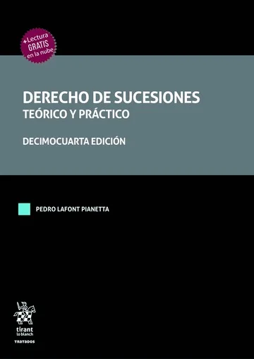 Libro Lafont.Derecho de Sucesiones Teorico Practico 14 Ed - Edición Oficial 2025 Tirant lo Blanch