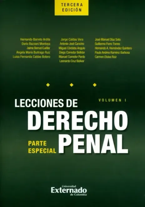 Libro Lecciones de derecho penal Vol.I. Parte especial - Edición Oficial 2019 Siglo del Hombre