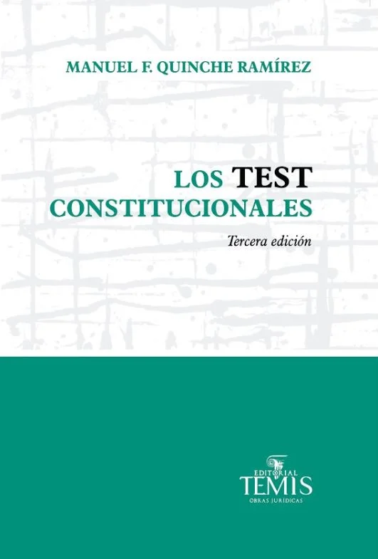 Libro Los Test constitucionales - Edición Oficial 2025 Temis