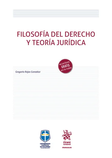 Libro Rojas. Filosofía del derecho y teoría jurídica - Edición Oficial 2026 Tirant lo Blanch