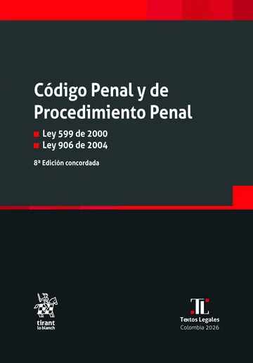 Libro Vallejo. Código Penal y de Procedimiento Penal 8ª edición - Edición Oficial 2026 Tirant lo Blanch