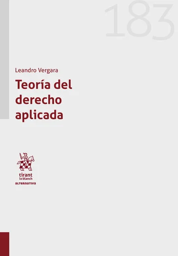 Libro Vergara.Teoría del derecho aplicada - Edición Oficial 2025 Tirant lo Blanch